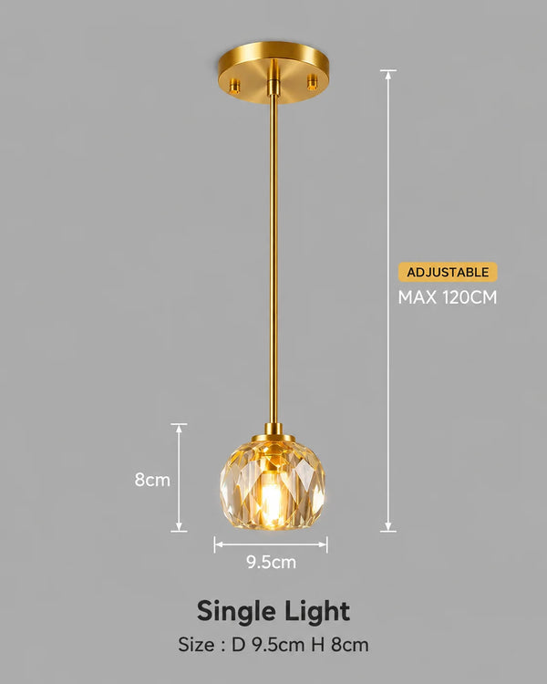 Elvi Crystal Modern Pendants