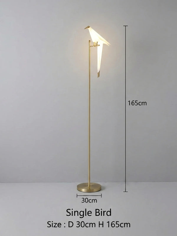Nordic Acrylic Bird Floor Lamp
