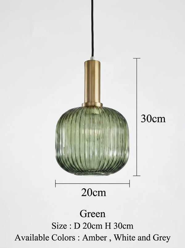 Liora Fluted Glow Pendant