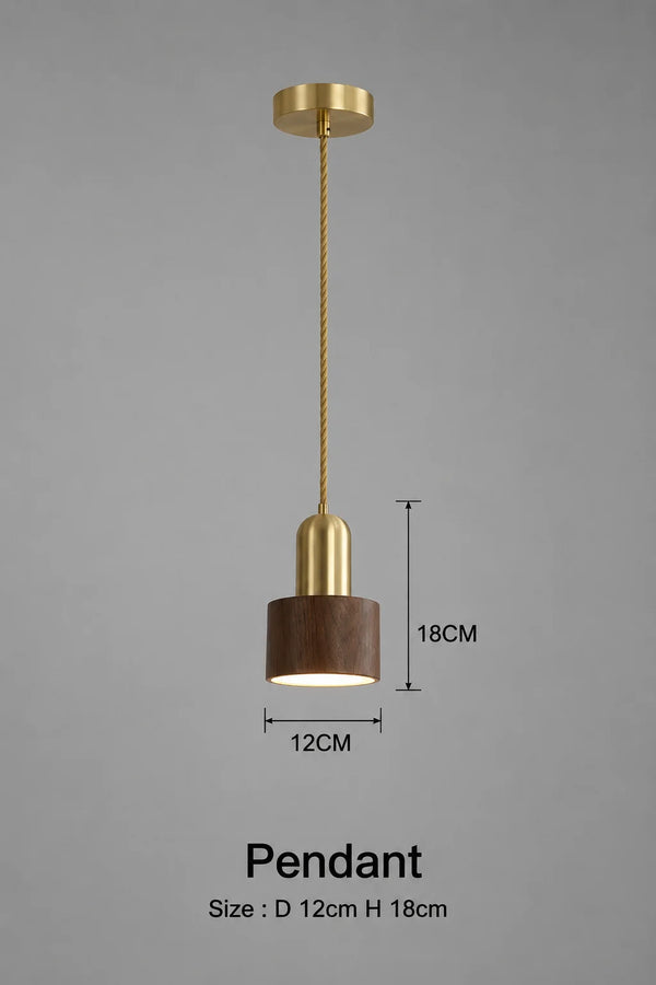 Oakflare Wooden Wall Lamp