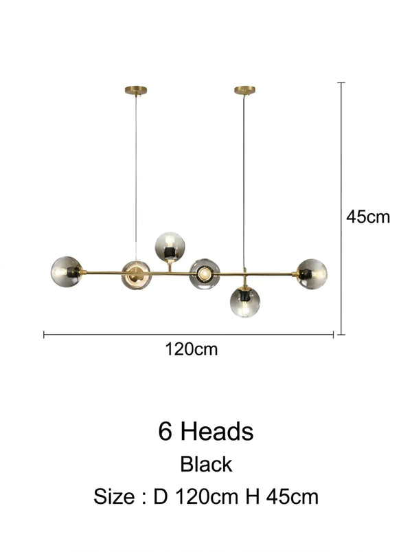 Amanda Glass Chandelier