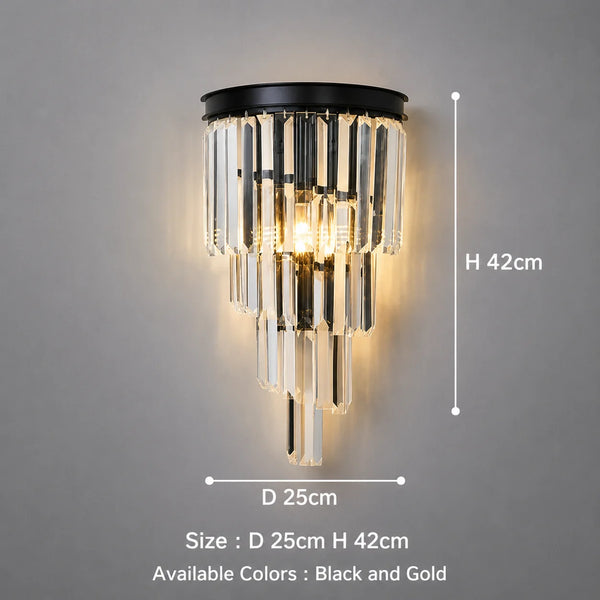 Ashbourne Crystal Wall Lamp