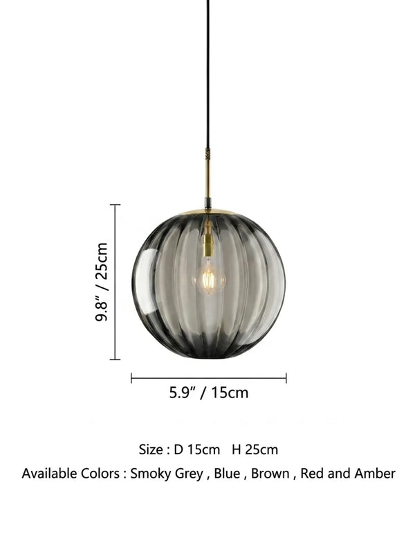 Zynella Bali Bubble Glass Pendants