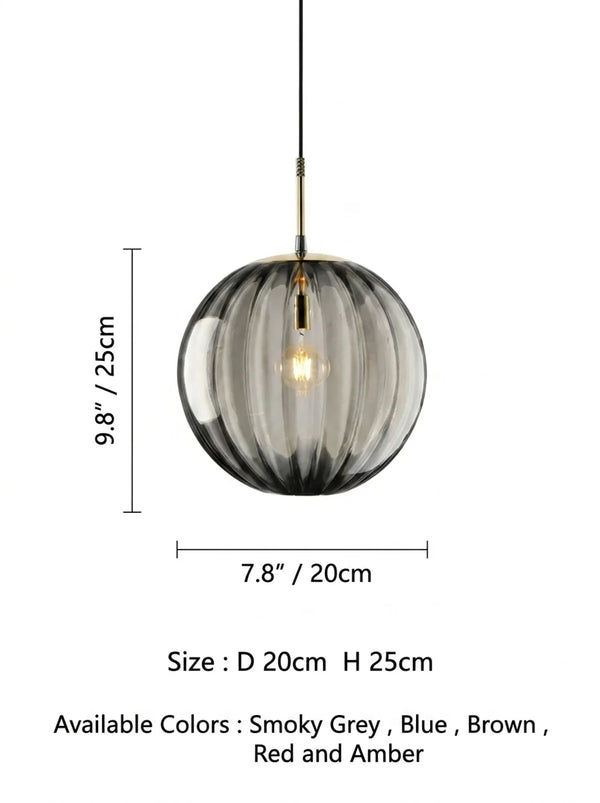 Zynella Bali Bubble Glass Pendants