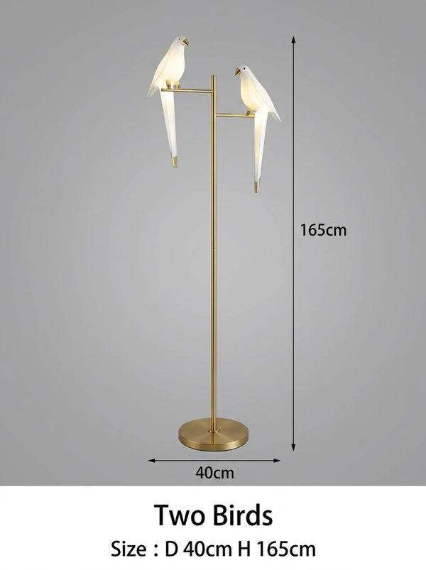 Nordic Acrylic Bird Floor Lamp