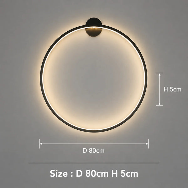 New Eclipse Round Elegant Wall Lamp