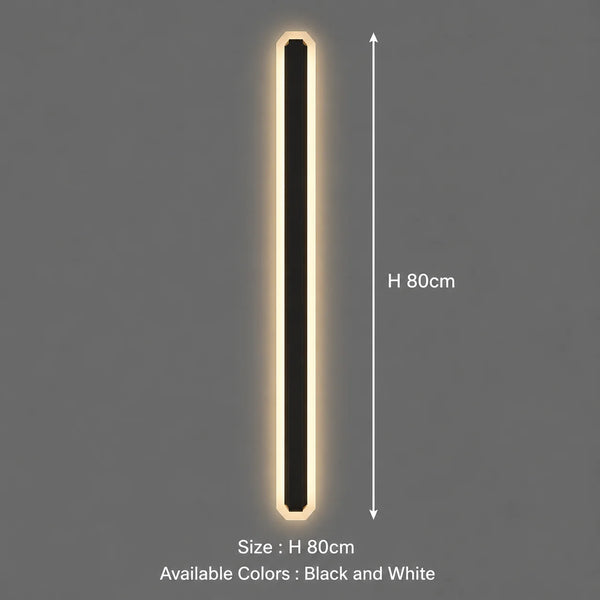Zynella Linear Scepter: Slim Architectural LED Wall Sconce