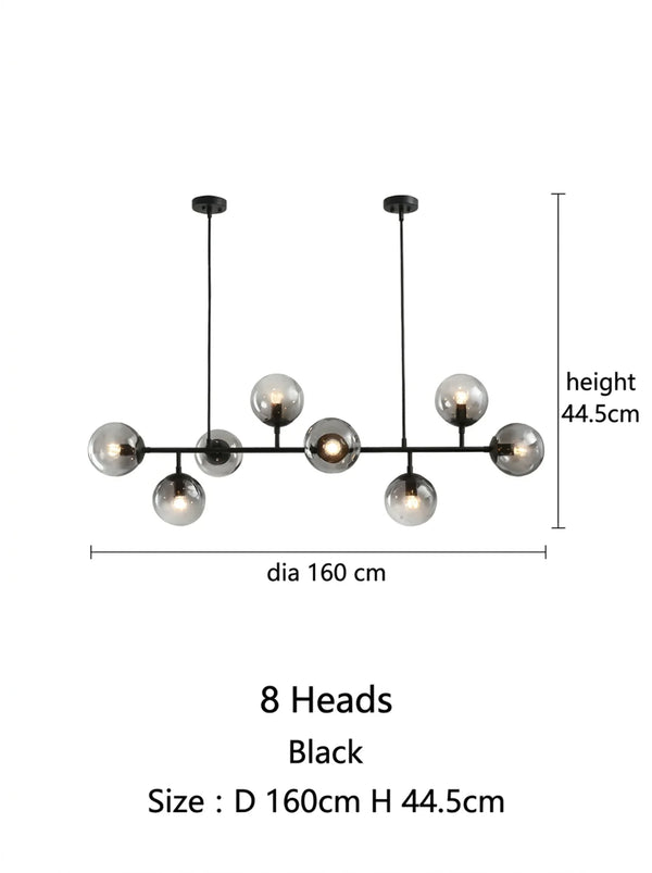 Amanda Glass Chandelier
