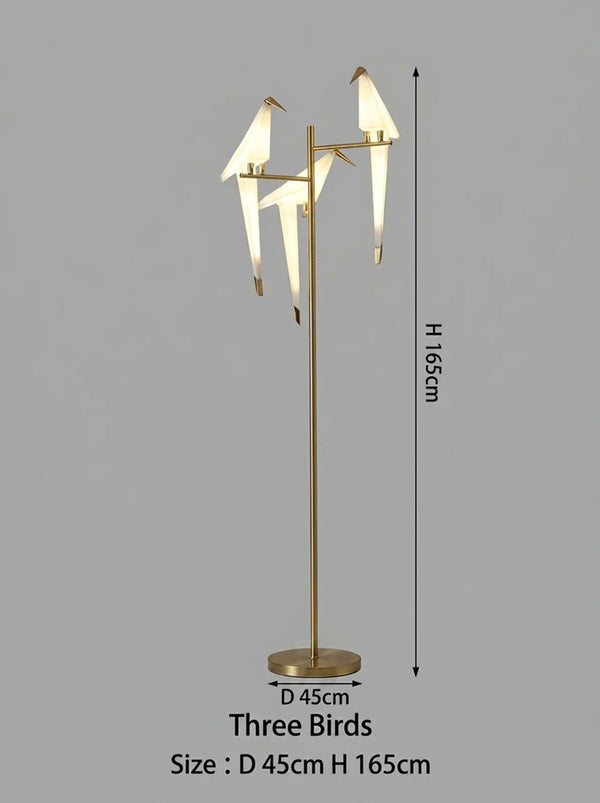 Nordic Acrylic Bird Floor Lamp