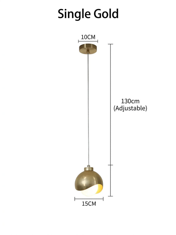 Zynella Gemini: Nordic Double-Head Crystal Pendant