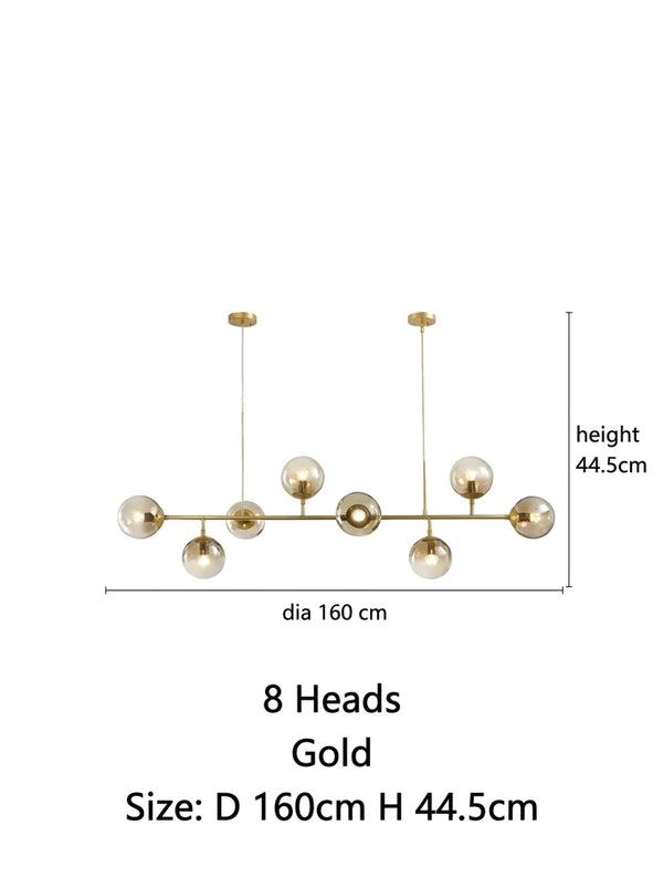 Amanda Glass Chandelier