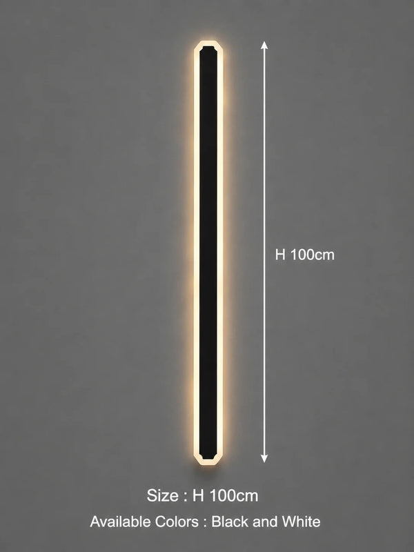 Zynella Linear Scepter: Slim Architectural LED Wall Sconce