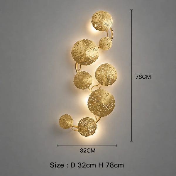 Zynella Leaf Modern Wall Lamp