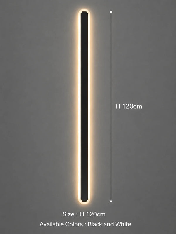 Zynella Linear Scepter: Slim Architectural LED Wall Sconce