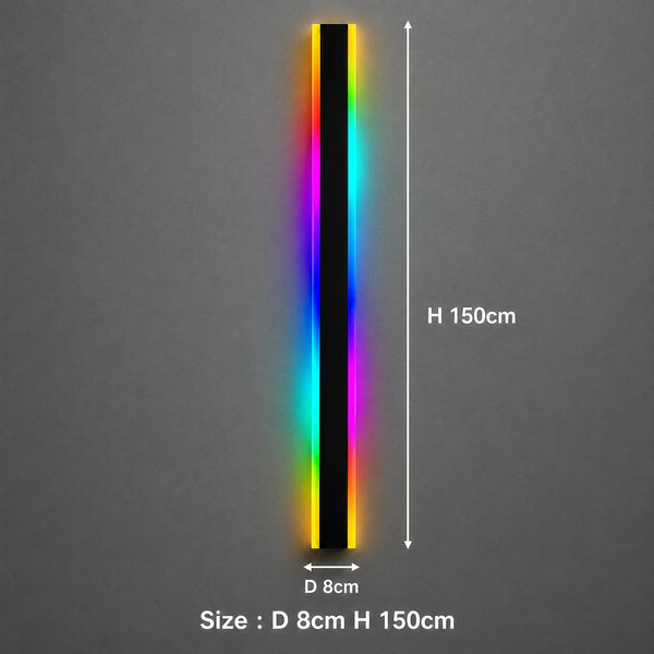 Zynella Chroma: Smart WiFi RGB Linear Outdoor Sconce (IP65 Waterproof)