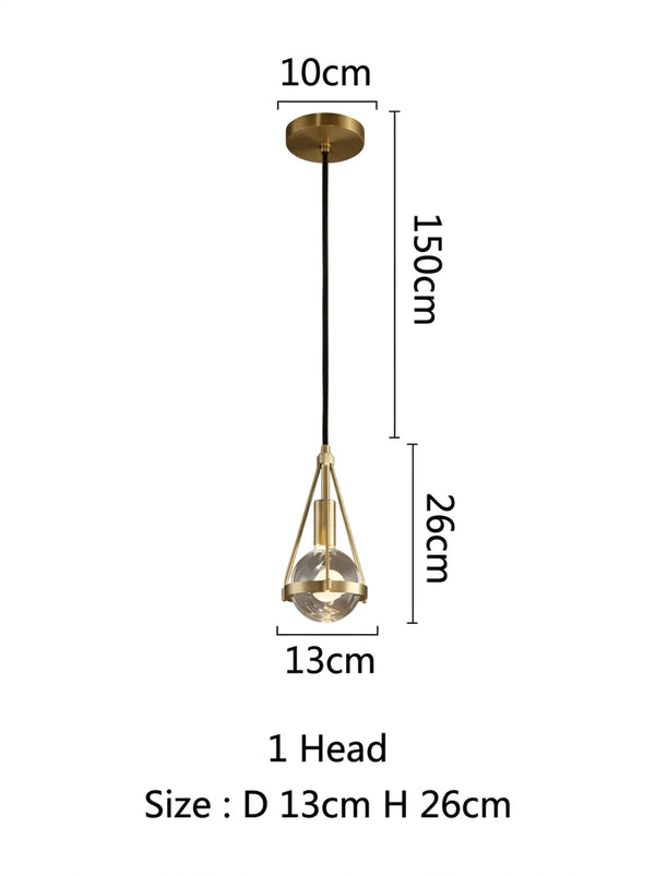 Eira Minimalist Gold Pendant