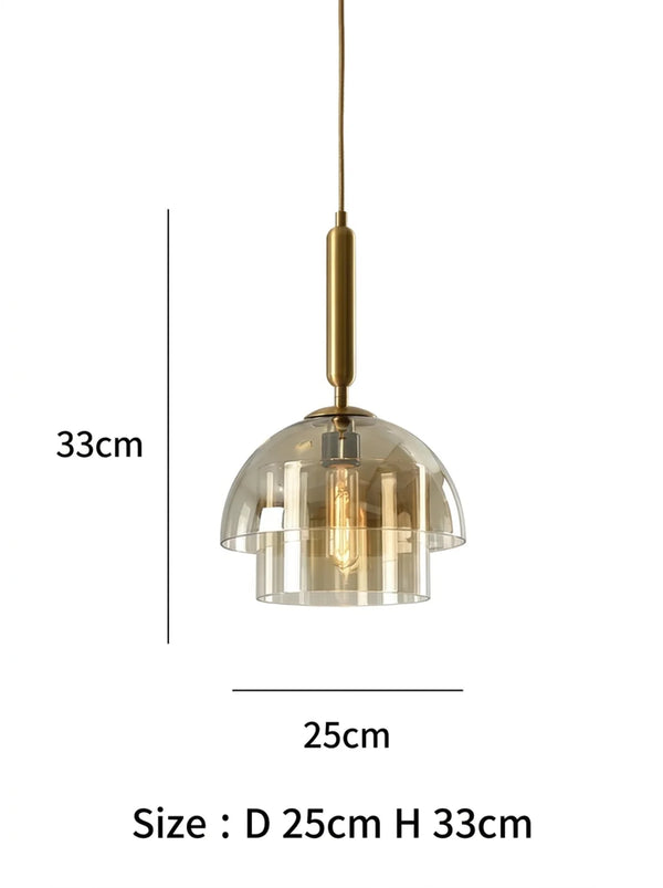 Champagne Glass Elegant Pendant