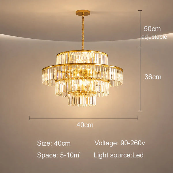 Mina Crystal Chandelier