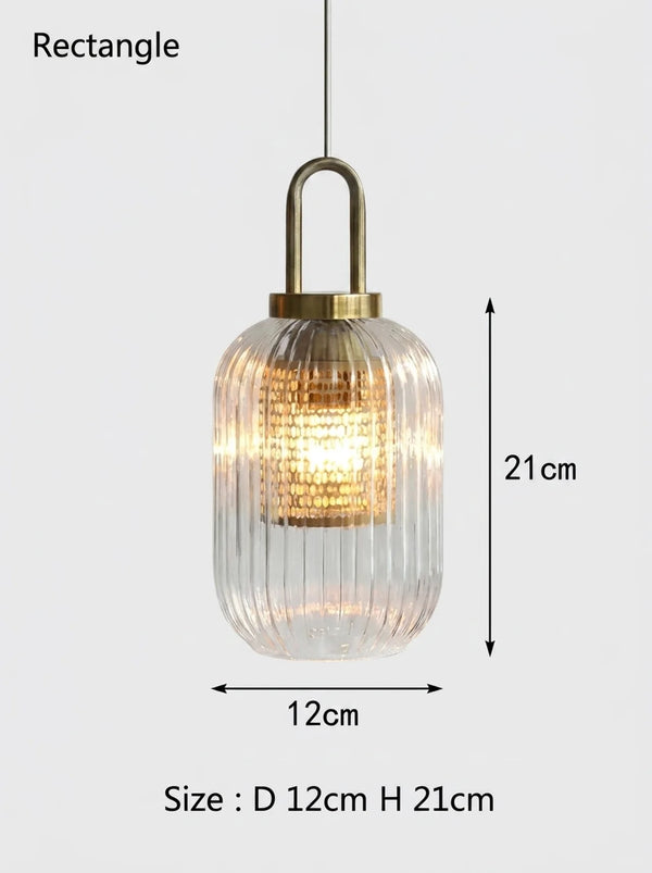 Arnault Fluted Glass Pendant