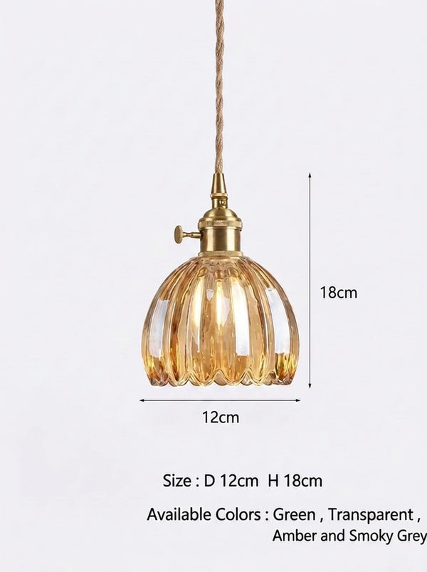 Zynella Radiant Glass Pendants