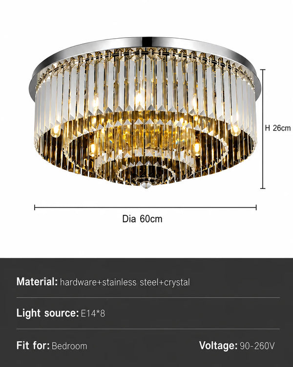 Kade Crystal Modern Chandelier | Zynella Interior