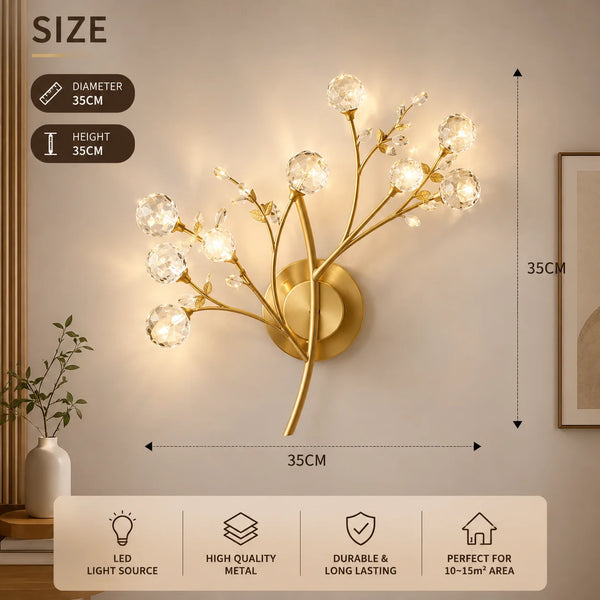 Rozen Luxury Wall Lamp