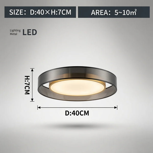 Nora Ceiling Glass Lamp