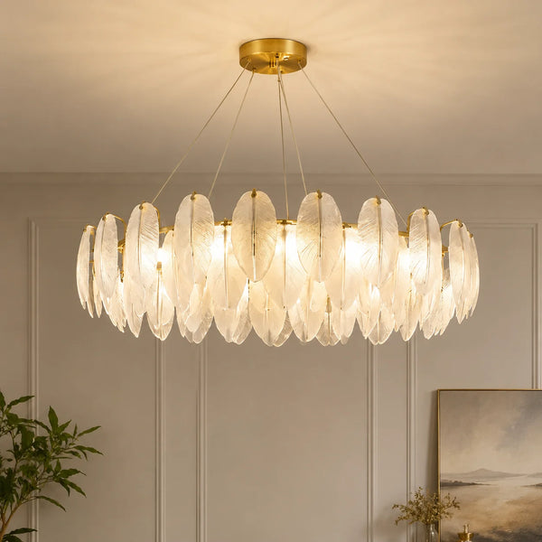 Feather Antique Chandelier