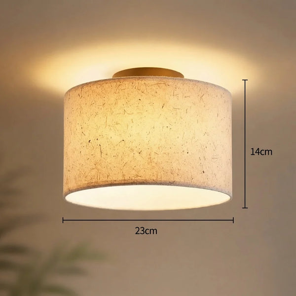 Zenora Rice Paper Ceiling Lamp
