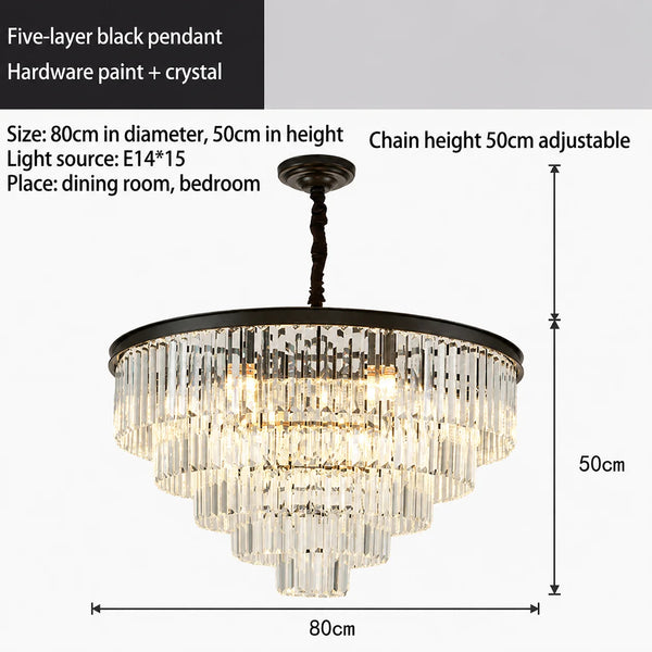 Quantum Ring Modern Opulent Chandelier ||  Zynella Interior