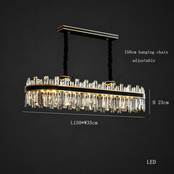 Zynella Luxury American Crystal Pendant Light