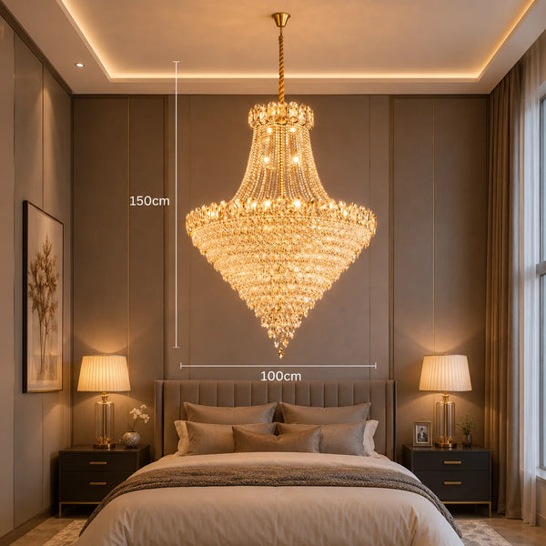 Mirova Modern Crystal Chandelier