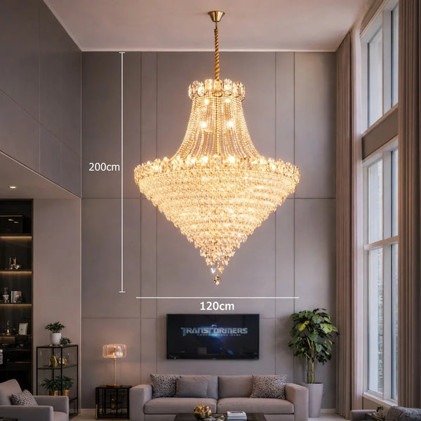 Mirova Modern Crystal Chandelier