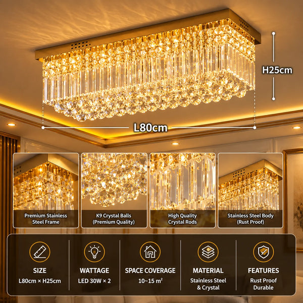 Crystal Prism Antique chandelier