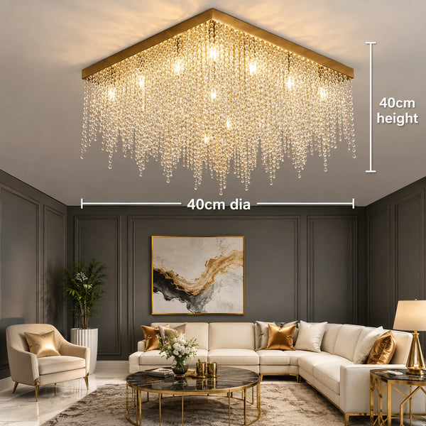 Auren Square Frame Ceiling Lamp