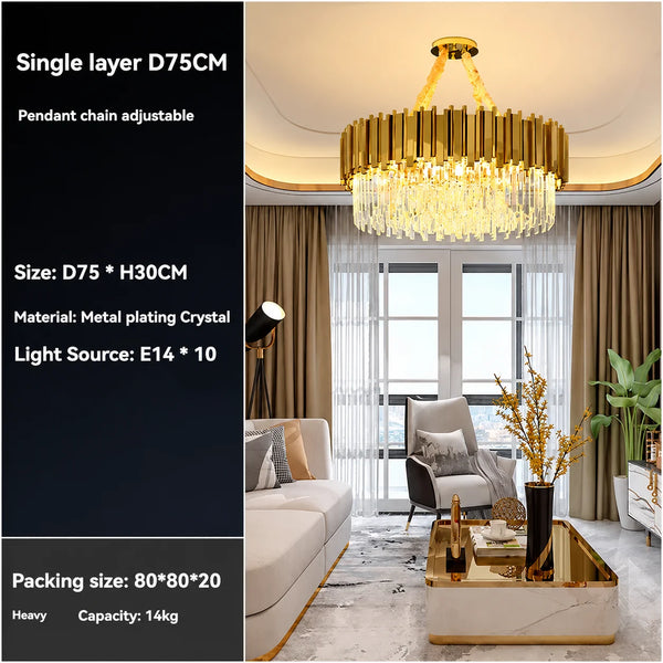 Queen Elizabeth Modern Scandinavian Chandelier | Zynella Interior