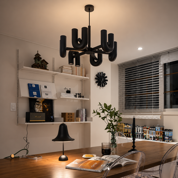 Zynella Nordic Macarone U-Shaped LED Chandelier