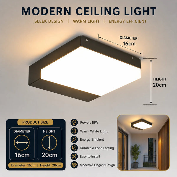 Geometric retro ceiling lights Luxury for corridor