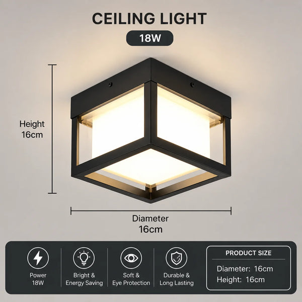 Geometric retro ceiling lights Luxury for corridor