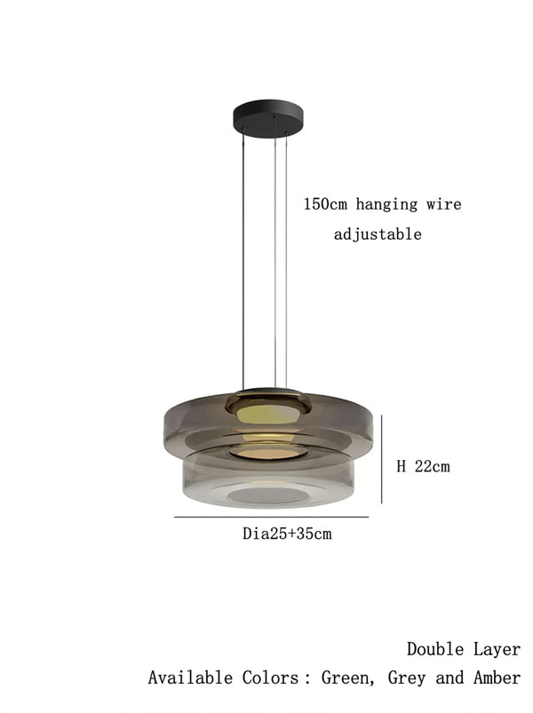Bergen Glass Pendant