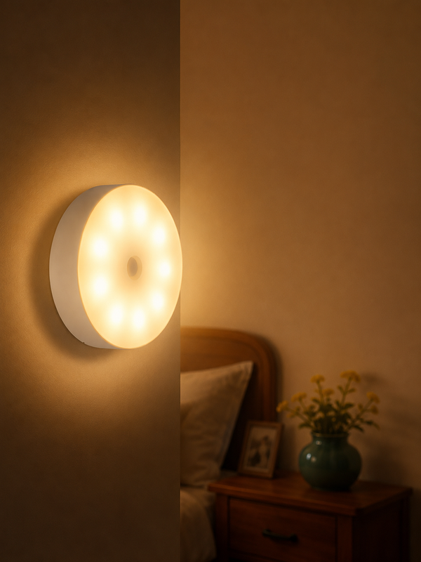 Zynella Sentinel: Wireless Motion-Sensing Magnetic Night Light