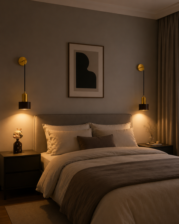 Oakflare Wooden Wall Lamp