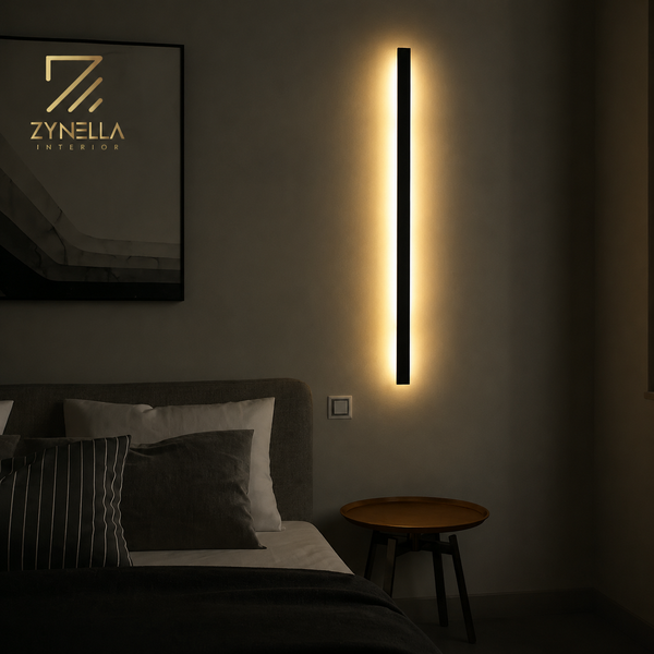 Zynella Linear Scepter: Slim Architectural LED Wall Sconce