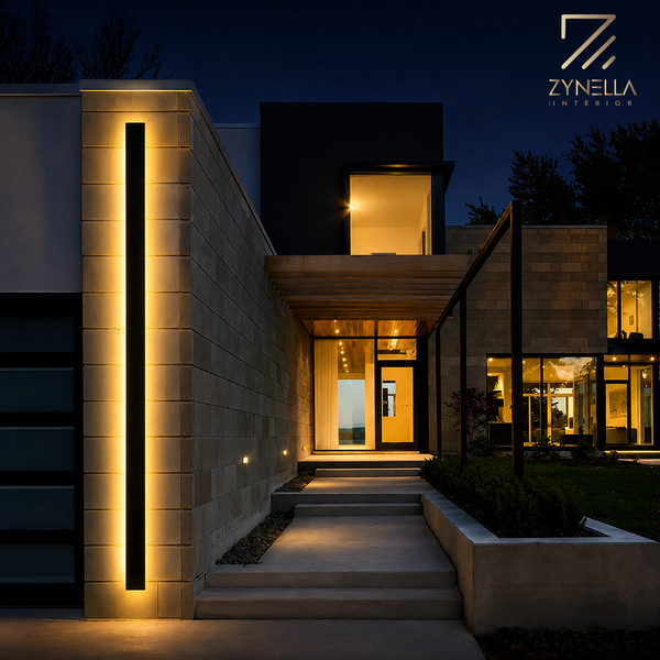 Zynella Linear: The Architectural Outdoor LED Sconce (IP65 Waterproof)