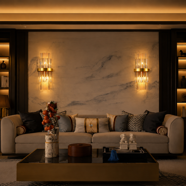 Orion Modern Crystal Lamp | Zynella Interior