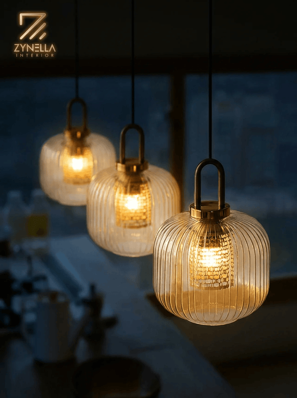 Arnault Fluted Glass Pendant