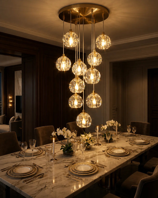 Elvi Crystal Modern Pendants