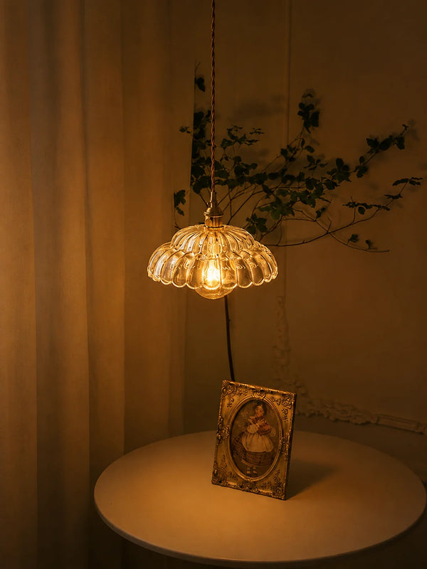 Zynella Petal Glass Pendant