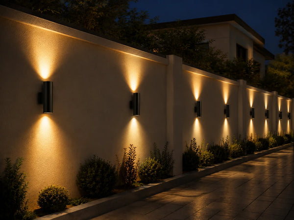 Beacon Dual-Head Outdoor Wall Light