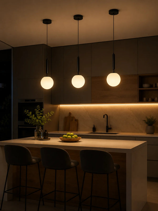 Black Castello Modern Pendant Light